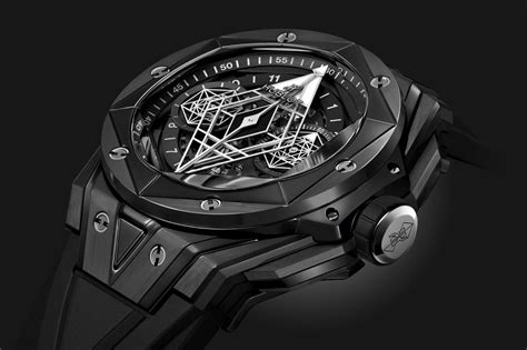 hublot big bang sang bleu black magic|Hublot sang bleu price.